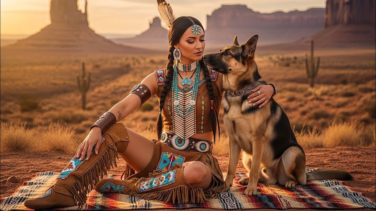 Cowboy's Dog Found A Wounded Apache Girl – What Happens Next Changed His Life Forever
