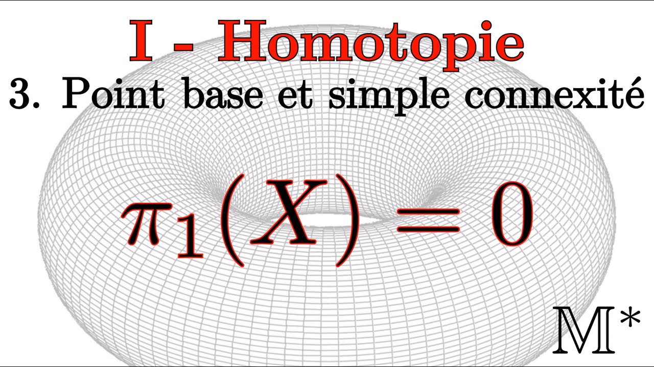 Homotopie - 03 - Point base et simple connexité