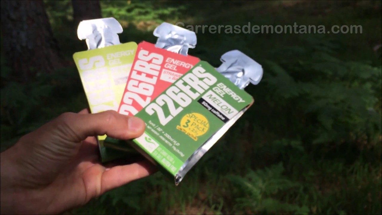 226ers ENERGY GEL BIO (3X25gr): Nutrición deportiva. Análisis por @cercedillatrail