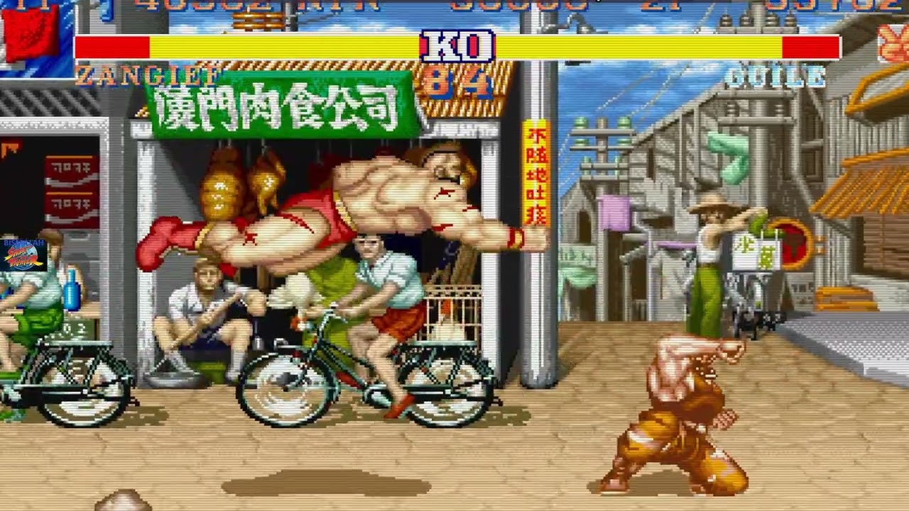 Zangief vs Guile Street Fighter SF L01032026-630 #streetfighter #arcade #sega