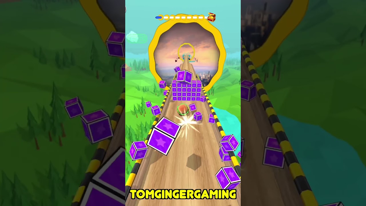 Задание на скоростное прохождение игры Going Balls, уровень, забег по порталу 291 #tomgingergamin...
