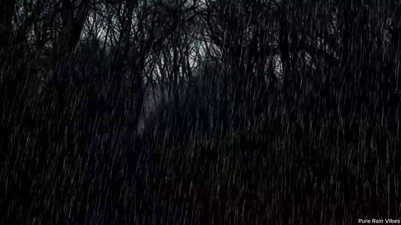 Heavy Rain Sleep Aid | 10H No Music No Distraction