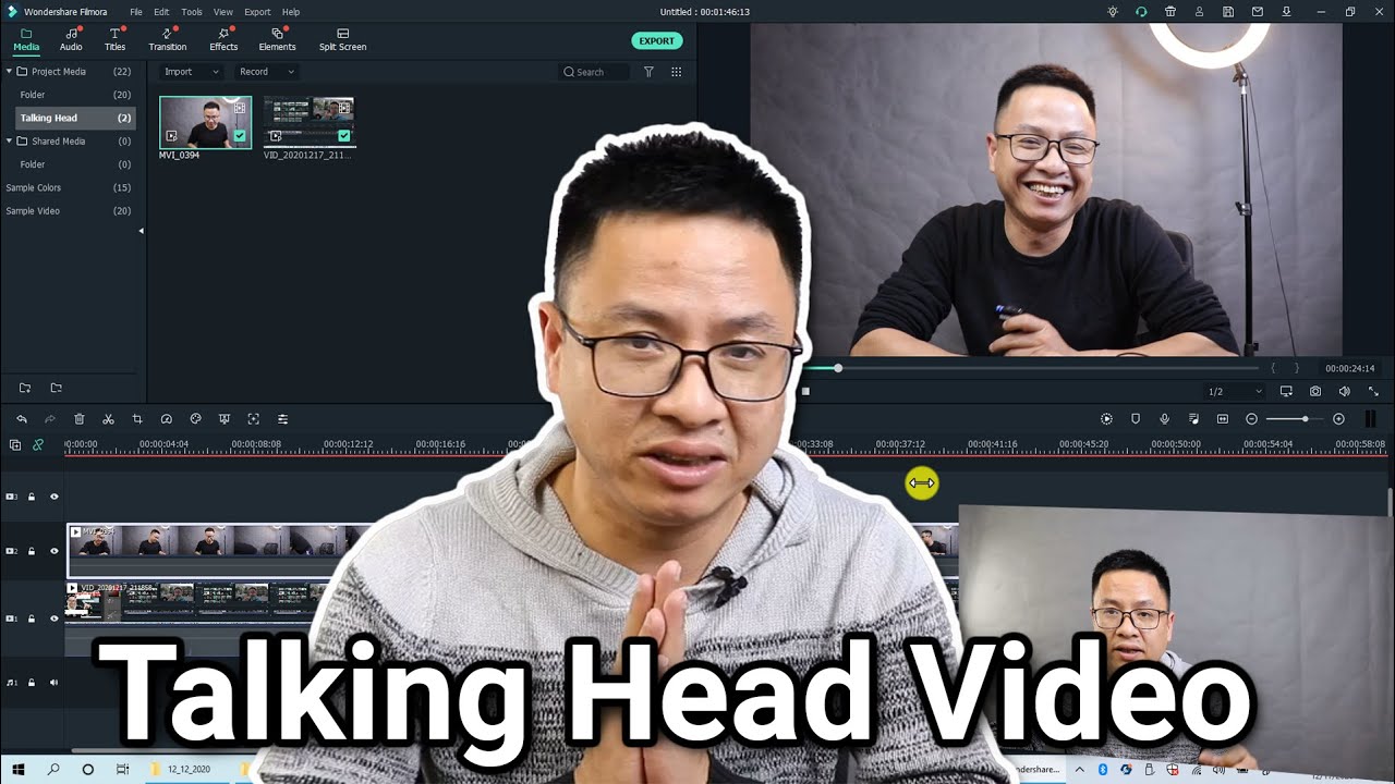 Creating a Talking Head Video Using Filmora X - Make use of Animation Keyframe in Filmora X