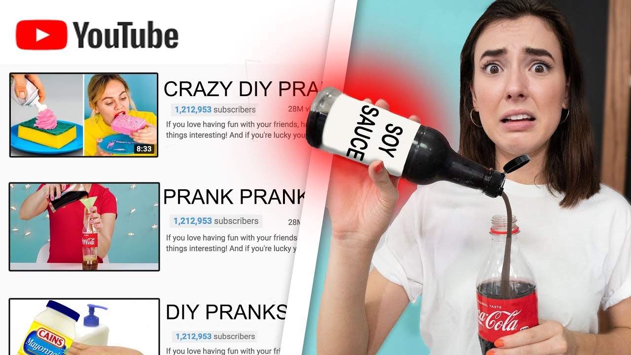 Testing DIY Pranks I Saw On The Internet!