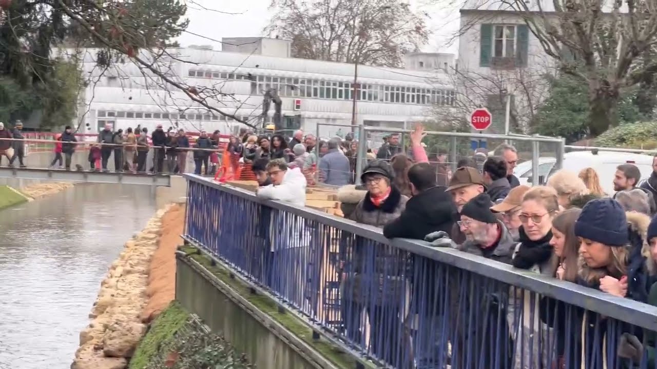 Remise en eau de l'Orge à Juvisy - 31 janvier 2026