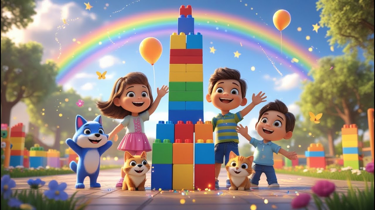 The Dream Builders 🧱 | Fun Kids Song About Teamwork & Big Dreams!🎶✨