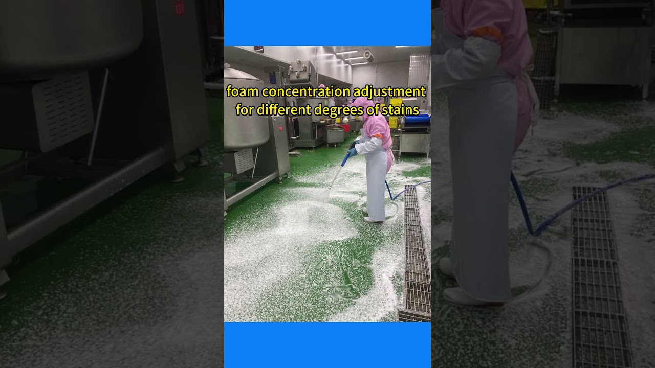 save chemical cost#foamcleaning#chemical#cost#foodfactory#OPC#cleaning#sanitizing#save#reduce cost