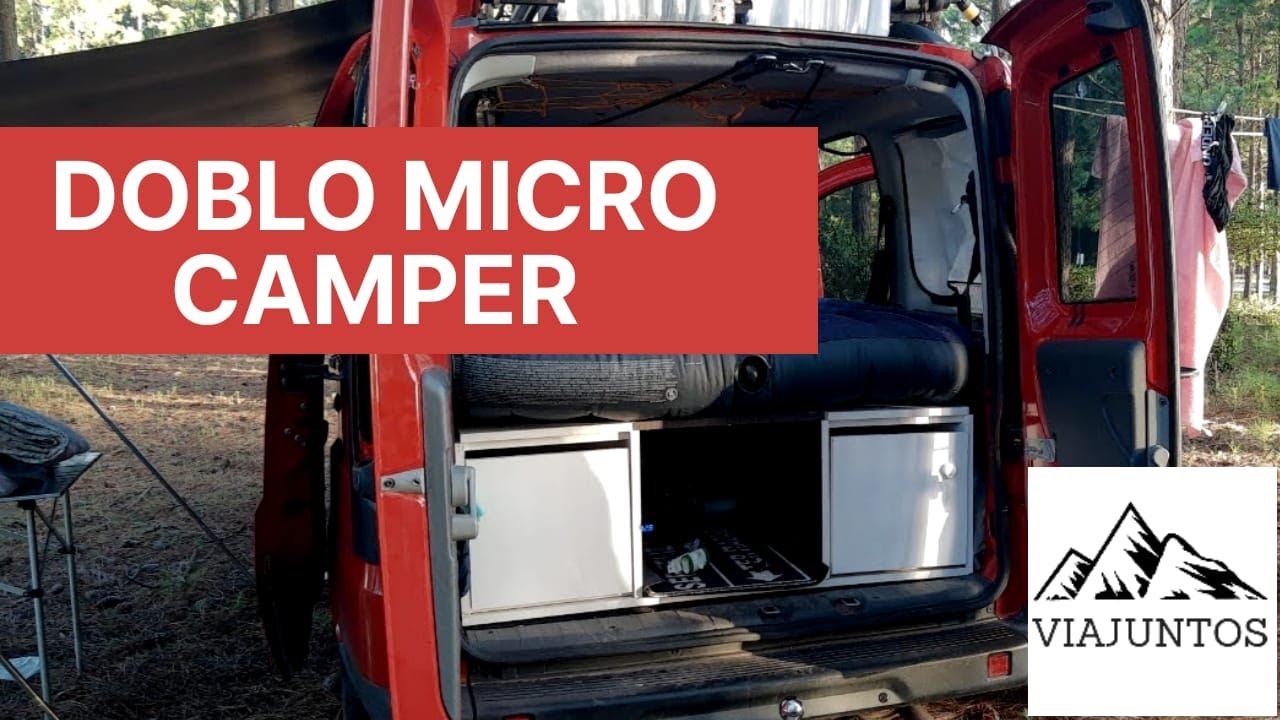 DOBLO MICRO CAMPER - Mostramos a Doblo por dentro e como montamos nossa casinha