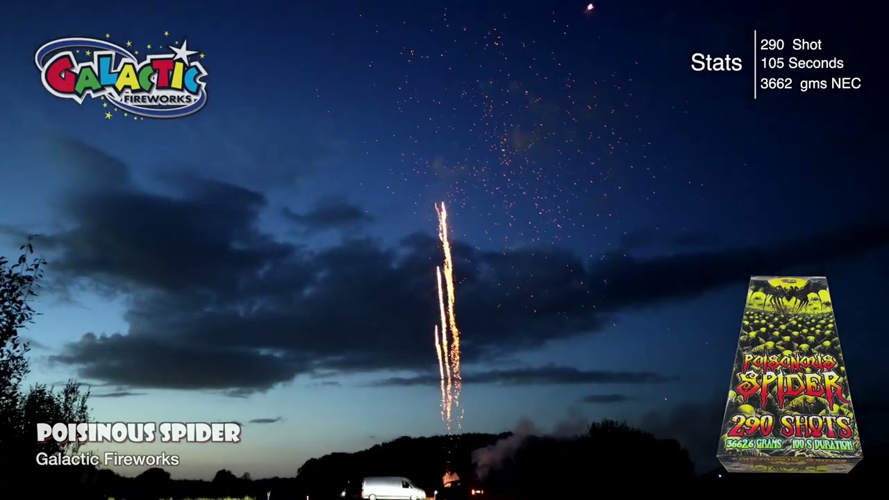 Poisinous Spider Galactic Fireworks
