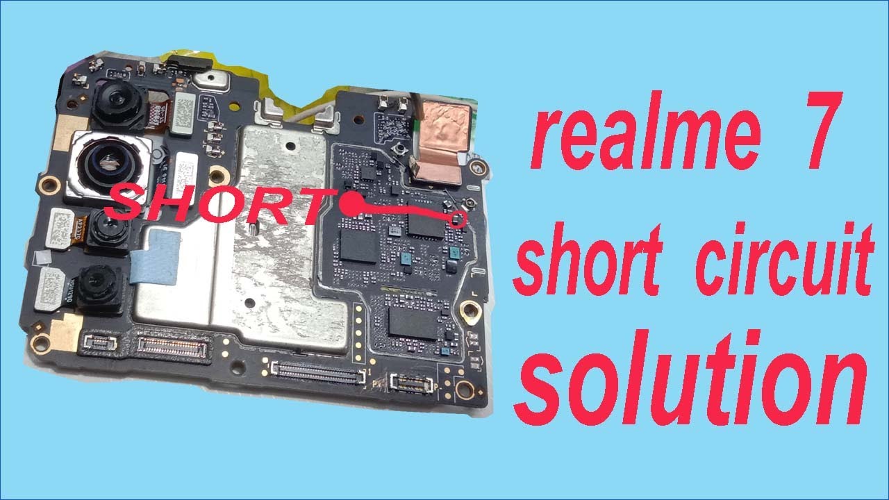 realme  7 shortcircuit problem solution, realme 7 dead solution,Realme 7 short circuit problem,