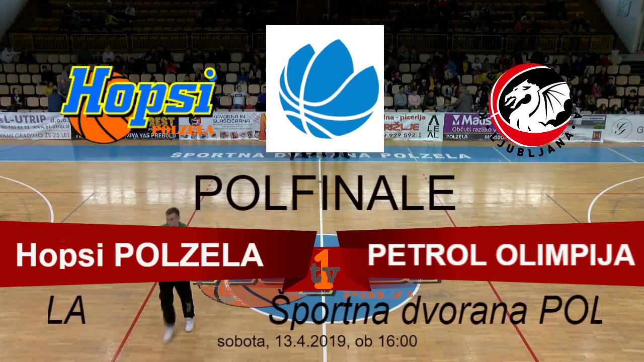 Hopsi POLZELA : PETROL OLIMPIJA, POLFINALE U19
