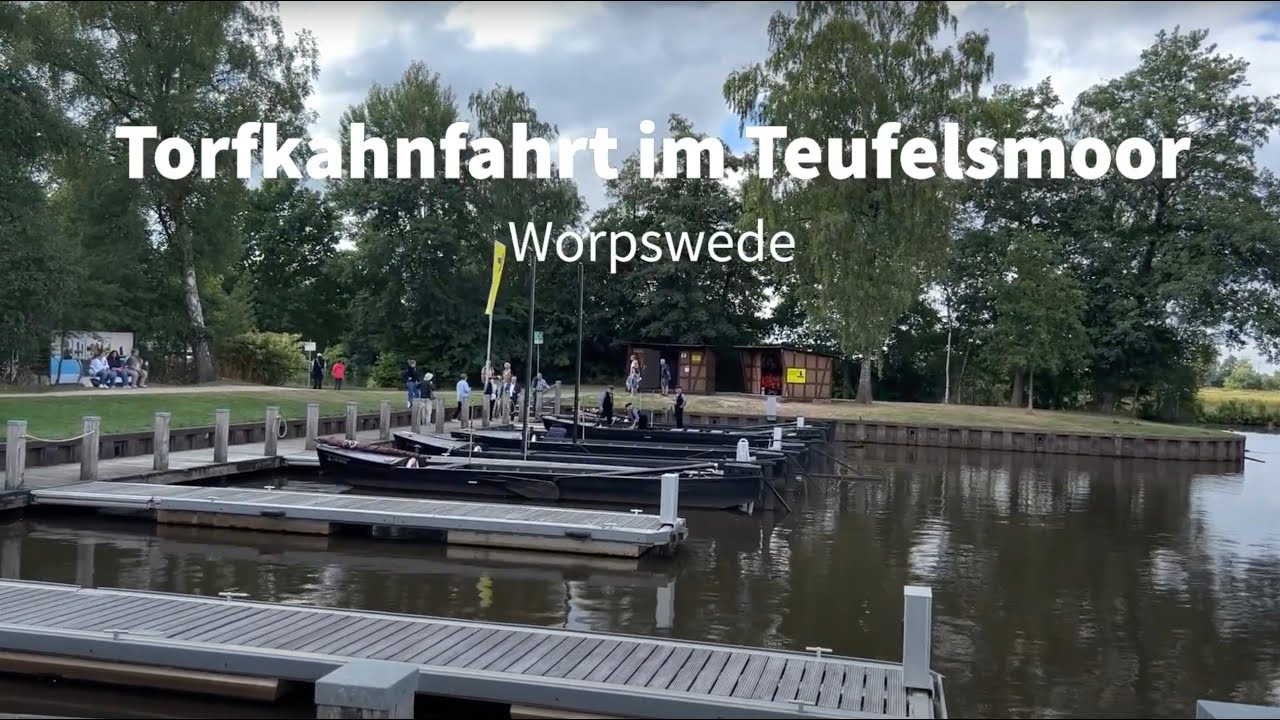 Torfkahnfahrt auf dem Teufelsmoor