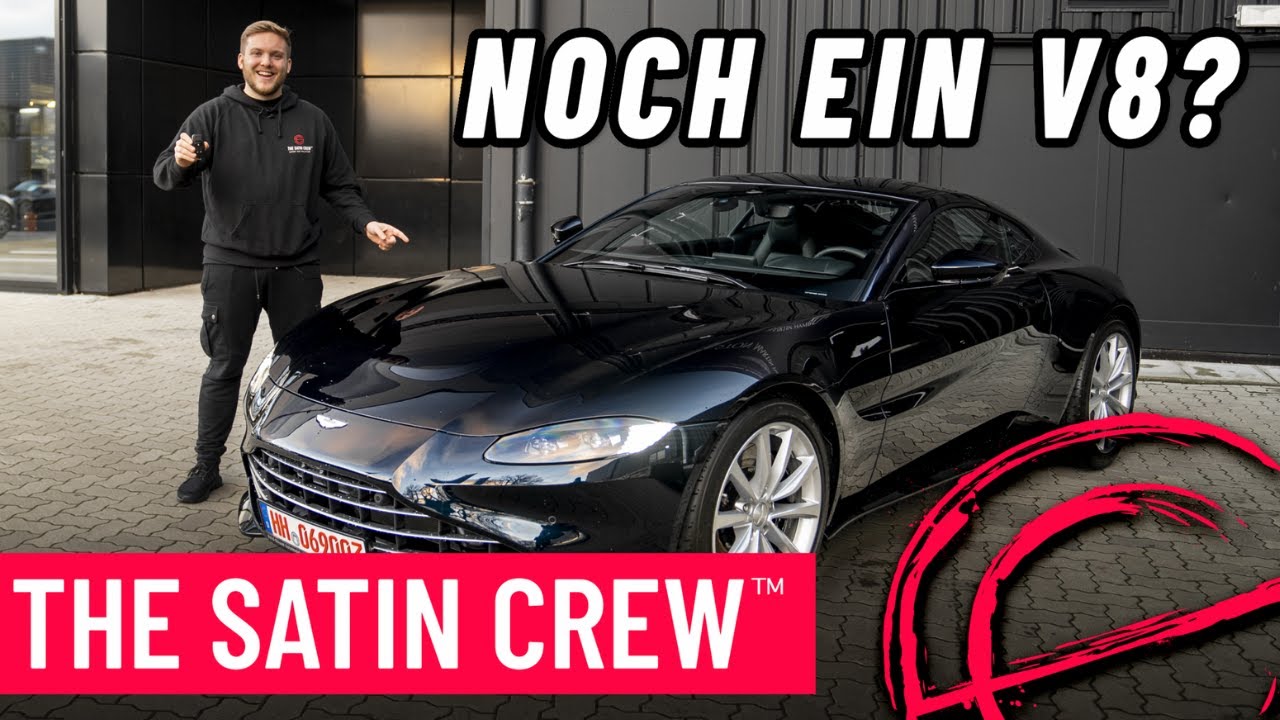 Aston Martin Vantage V8 Testfahrt | Booty Check | The Satin Crew