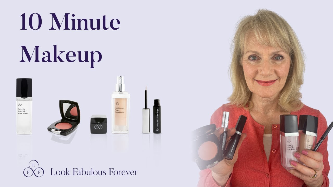 10 Minute Makeup, Fresh Everyday Look - Makeup for Older Women