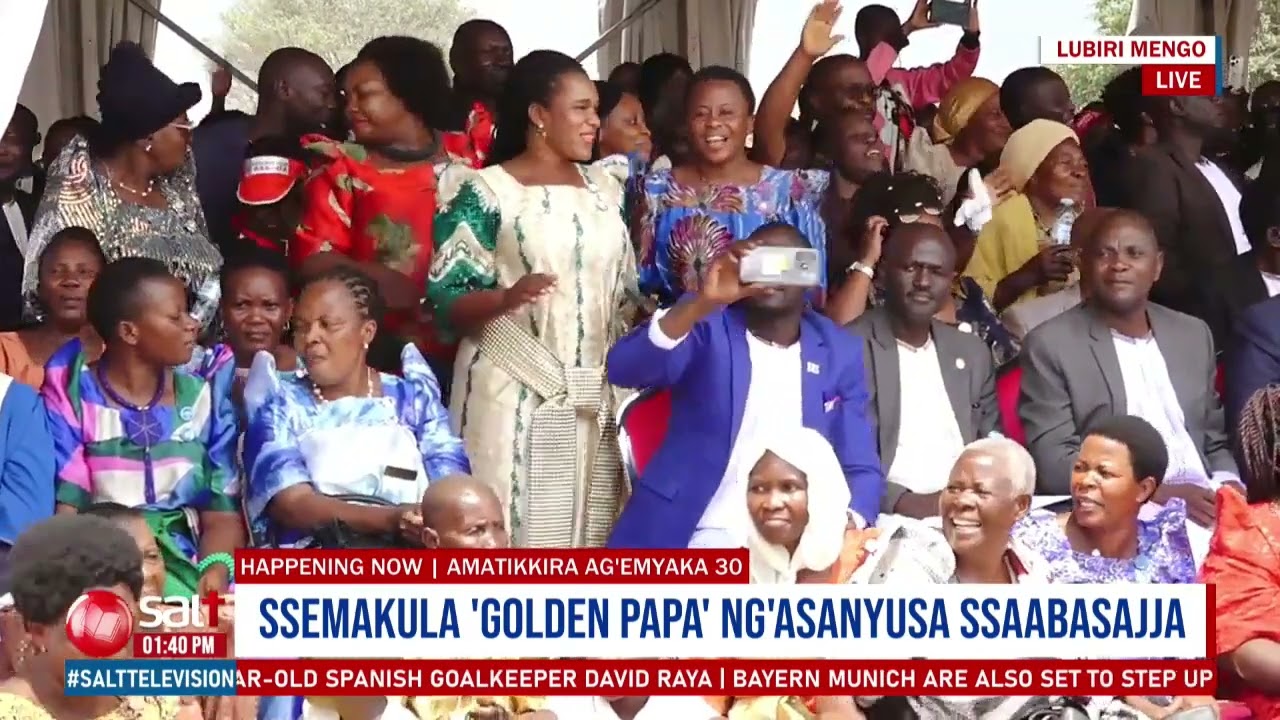 OKUJJAGUZA AMATIKKIRA GA KABAKA AG'OMULUNDI OGWA 30 - Golden Papa Ssemakula nga asannyusa Omutanda
