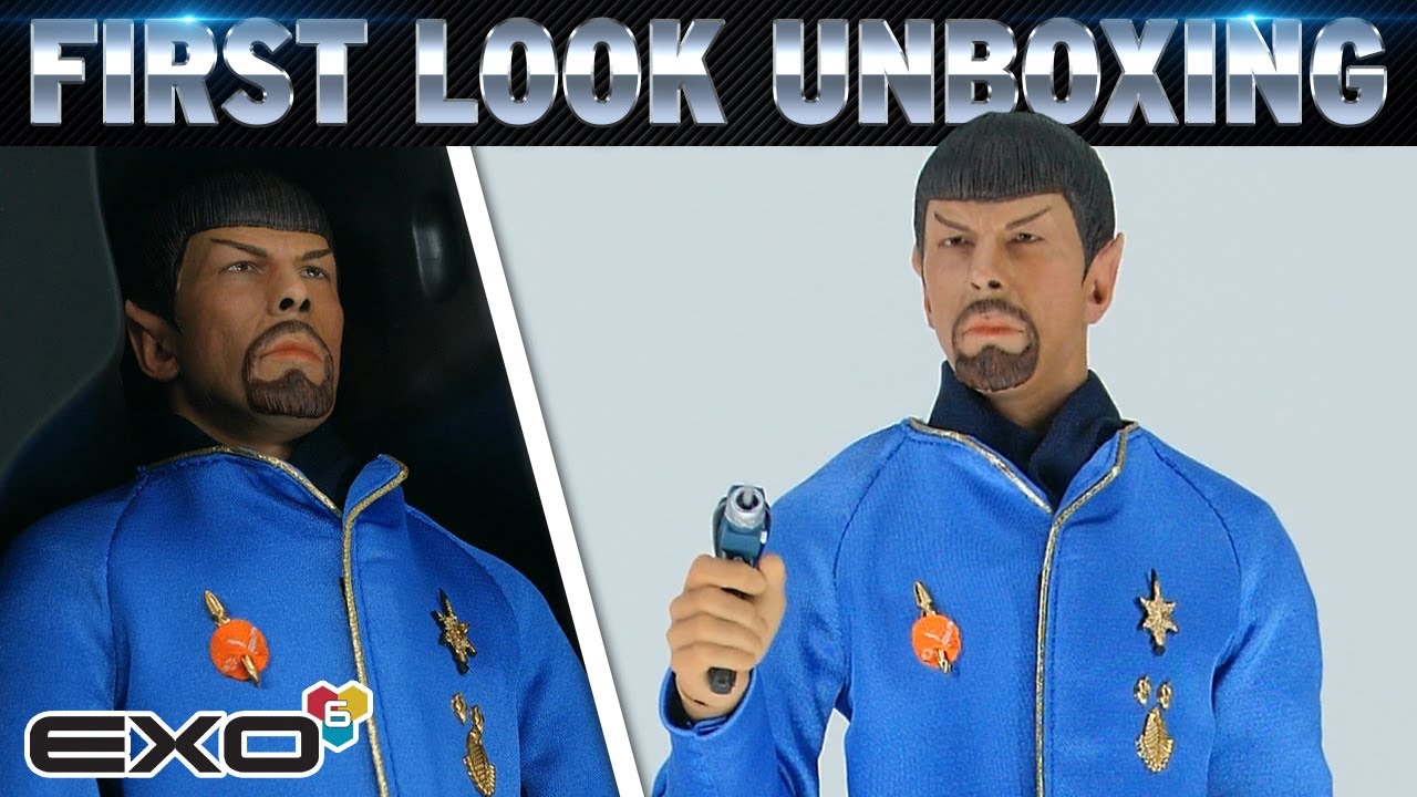 EXO-6 Mirror Universe Spock Star Trek Figure Unboxing | First Look