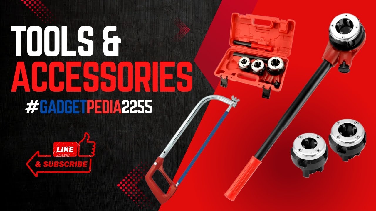 "Ultimate Pipe Threading Kit! 🔧 Wrench + Hacksaw Combo ⚙️🔥 