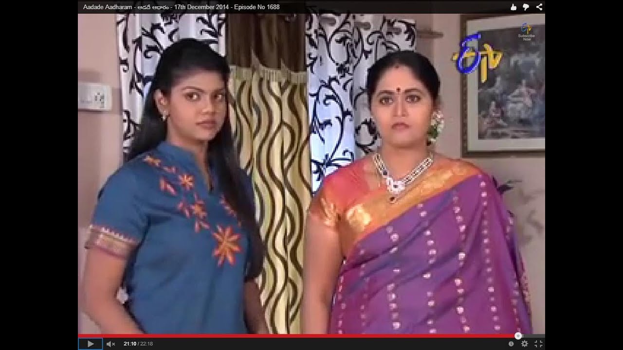 Aadade Aadharam - ఆడదే ఆధారం - 17th December 2014 - Episode No 1688
