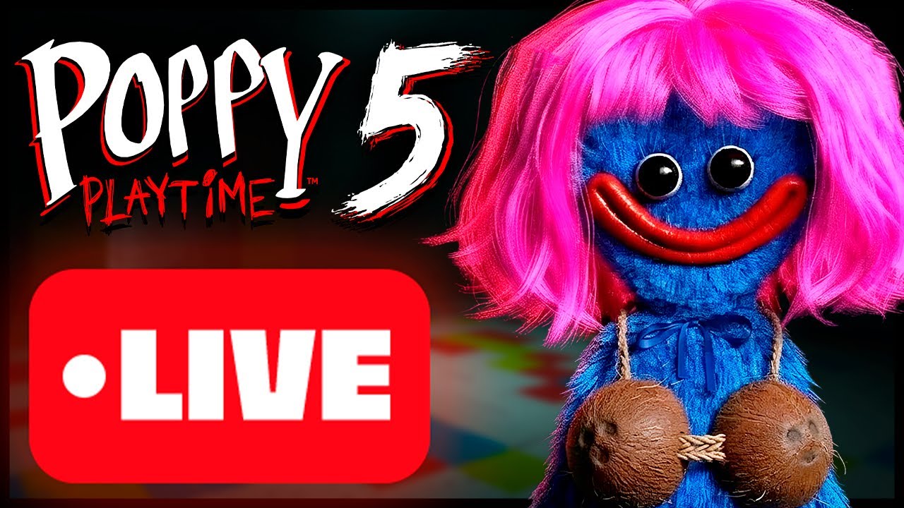 🔴A Live do SUTIÃ DE COCO! Poppy Playtime 5 com DESAFIOS