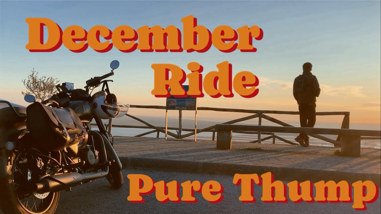 Chasing a Winter Sunset | Royal Enfield Classic 350 POV Ride