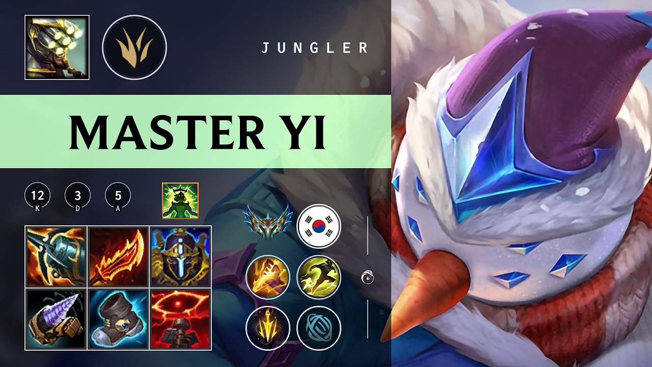 Master Yi Jungle vs Graves - KR Challenger Patch 26.05