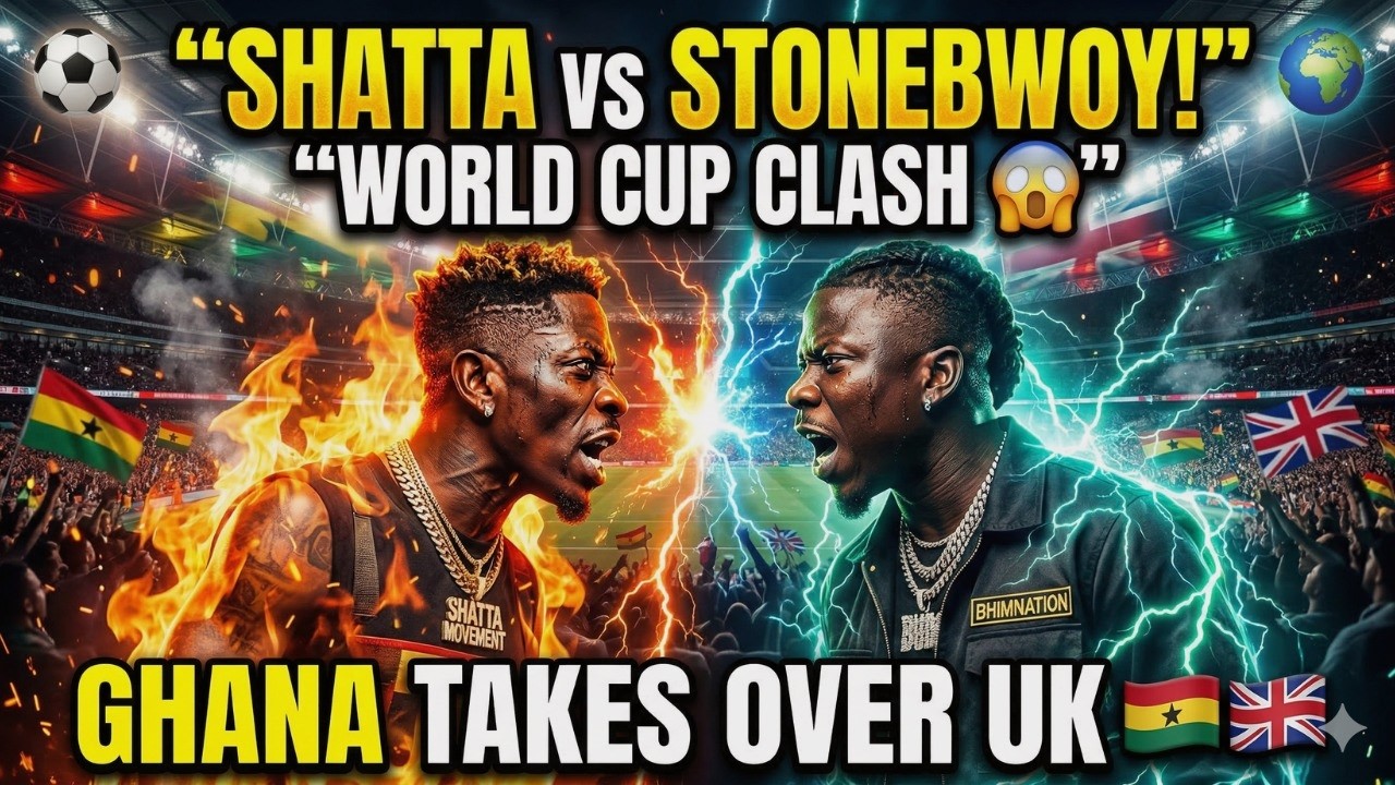 Shatta Wale & Stonebwoy’s Clash At World Cup: Ghanaian Artistes Take Over UK: CAF vs Senegal
