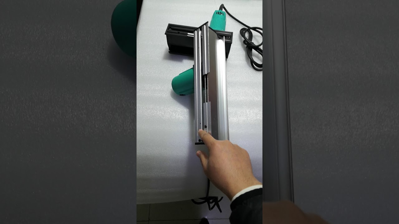 Portable upvc corner surface cleaning machine 200mm travel