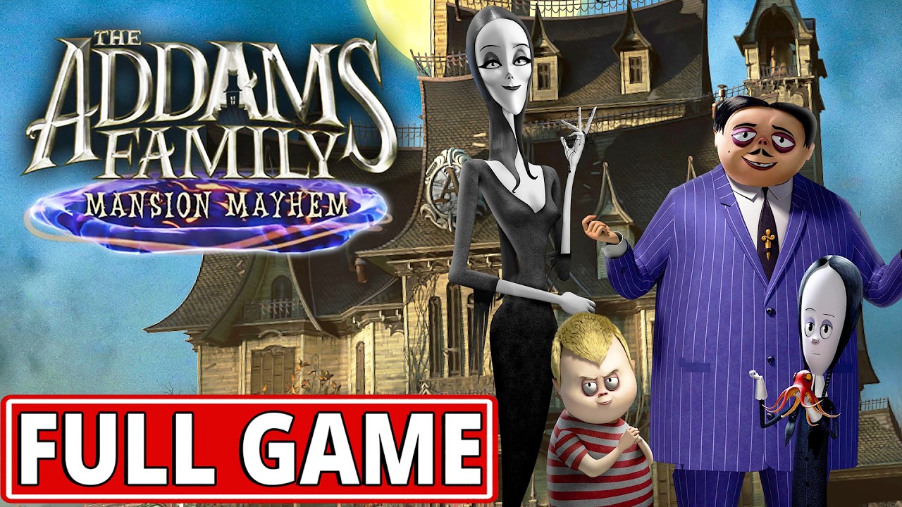 The Addams Family: Mansion Mayhem - FULL GAME walkthrough | Longplay