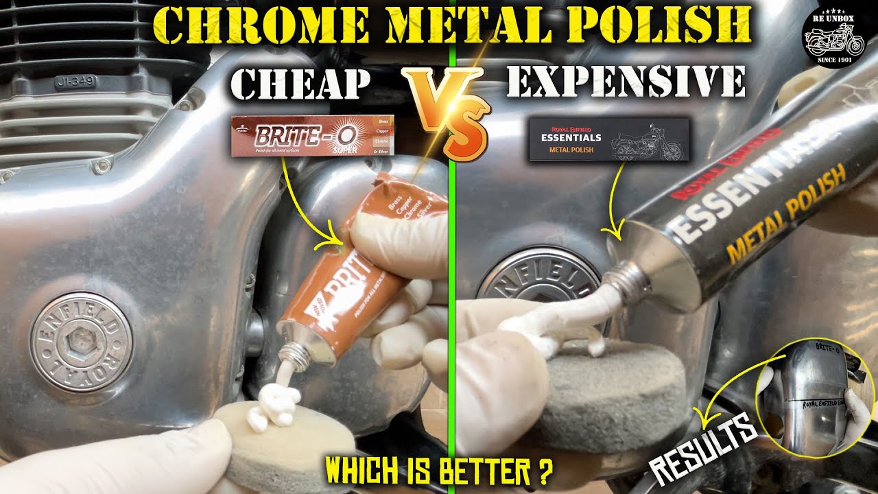 Cheap vs Expensive Chrome Metal Polish  Shine as a new Which is better ?