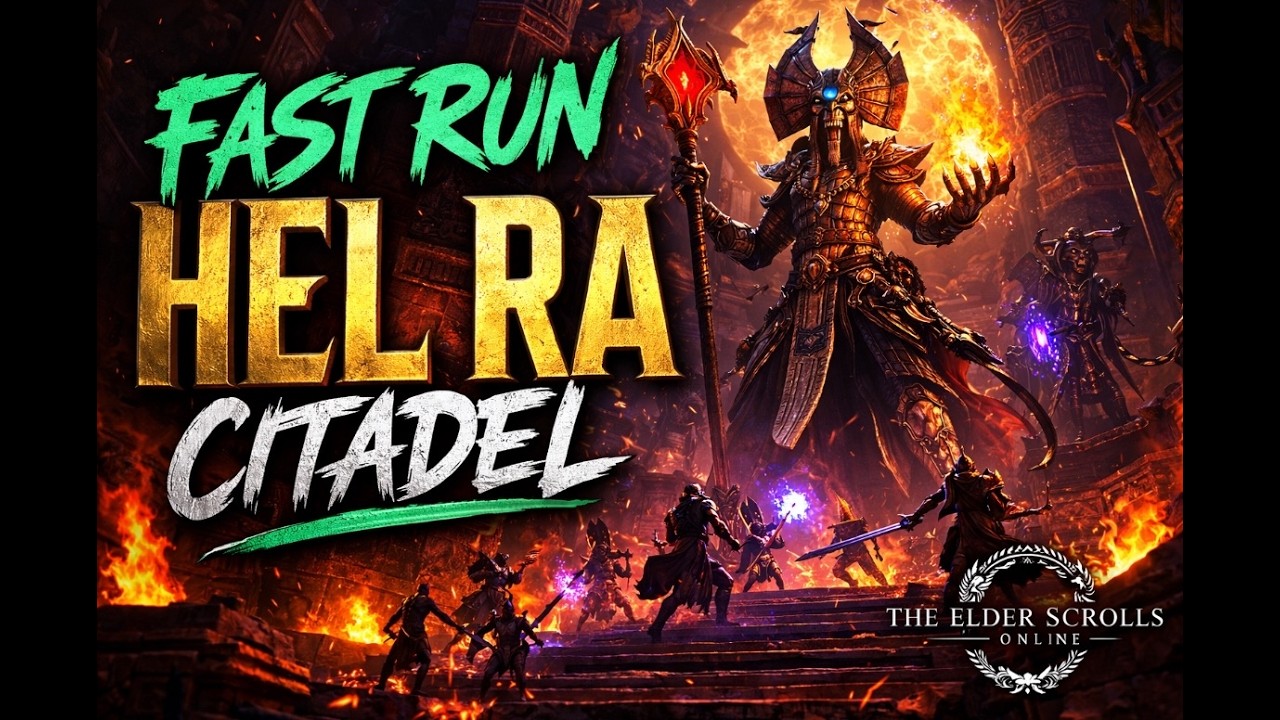 Fast Hel Ra Citadel Run | ESO Trial Speed Clear
