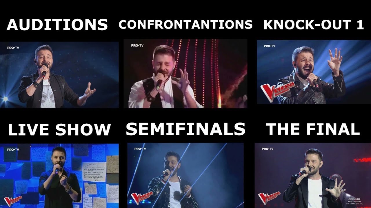 All stages of Bogdan Ioan at Voice of Romania (in short) Cum a castigat Bogdan Ioan Vocea Romaniei