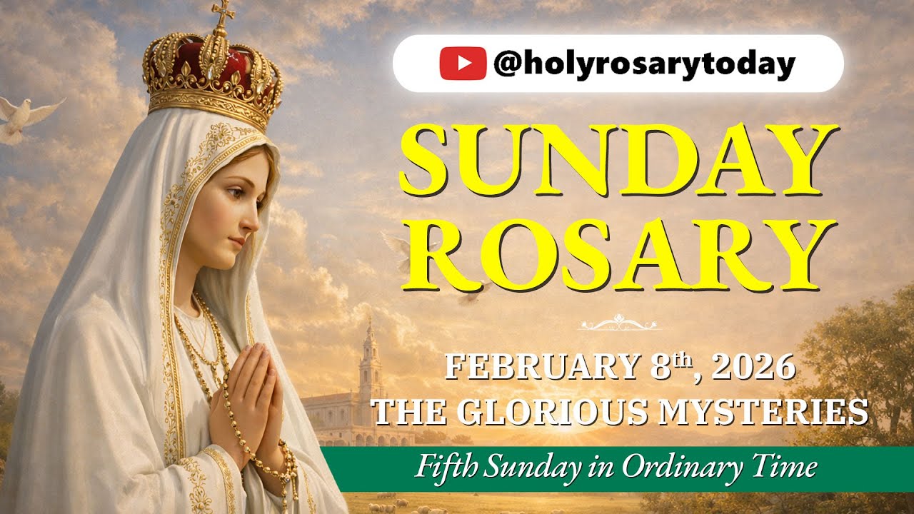 Sunday Holy Rosary 💚 February 8, 2026 💚 Glorious Mysteries of the Rosary [VIRTUAL] #holyrosarytoday