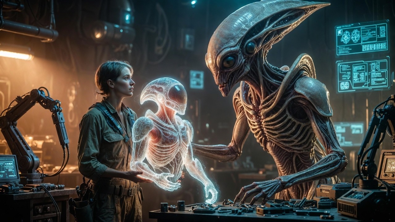 “Who Fixed My Armor?” the Alien Queen Roared — A Quiet Human Mechanic RepliedHFY | HFY Sci-Fi Story