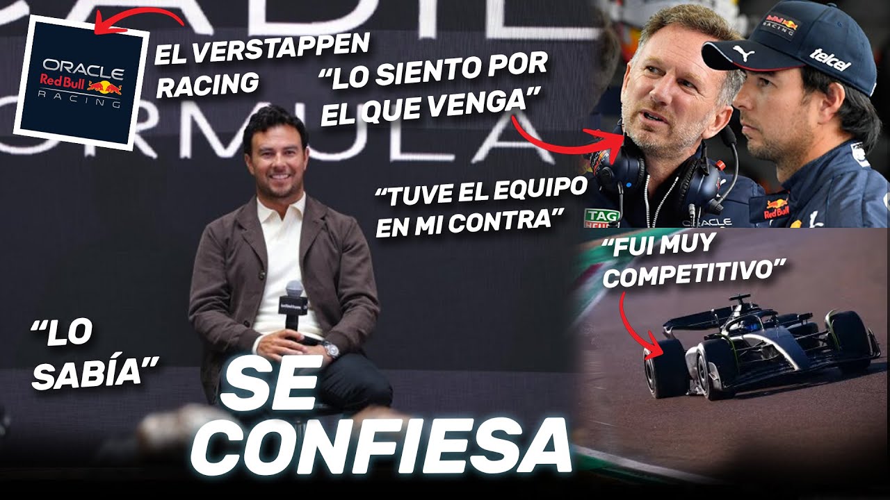 ¡¡CHECO PÉREZ EXPONE a RED BULL!! La VERDAD de su ETAPA y sus IMPRESIONES con CADILLAC