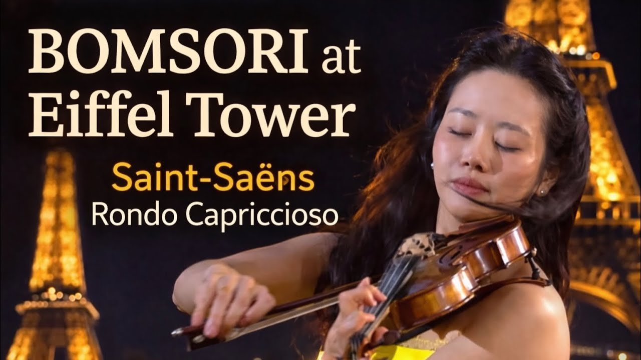 Bomsori Live at Eiffel Tower | Saint-Saëns Rondo Capriccioso | Le Concert de Paris 2025