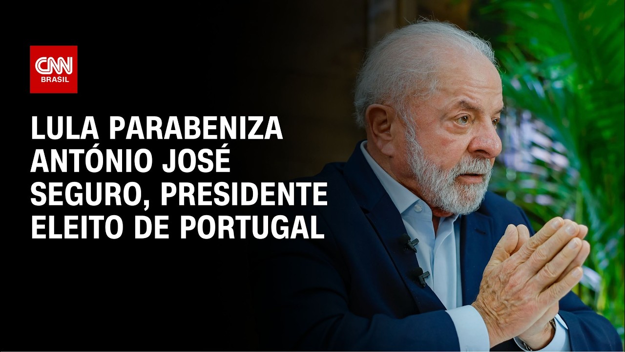 Lula parabeniza presidente eleito de Portugal: Vitória expressiva nas urnas | CNN NOVO DIA