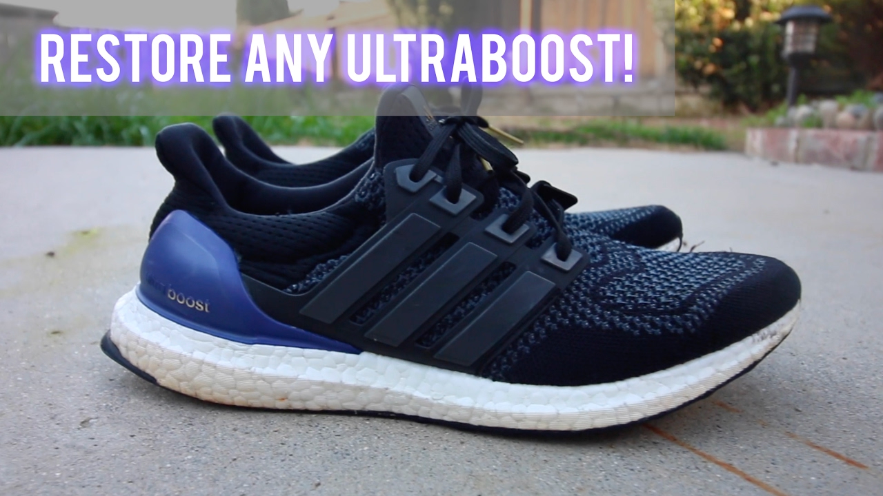 BEST WAY TO CLEAN ANY ULTRABOOST [Remove Scuff Marks + Whiten Boost] (Using Only Household Items)