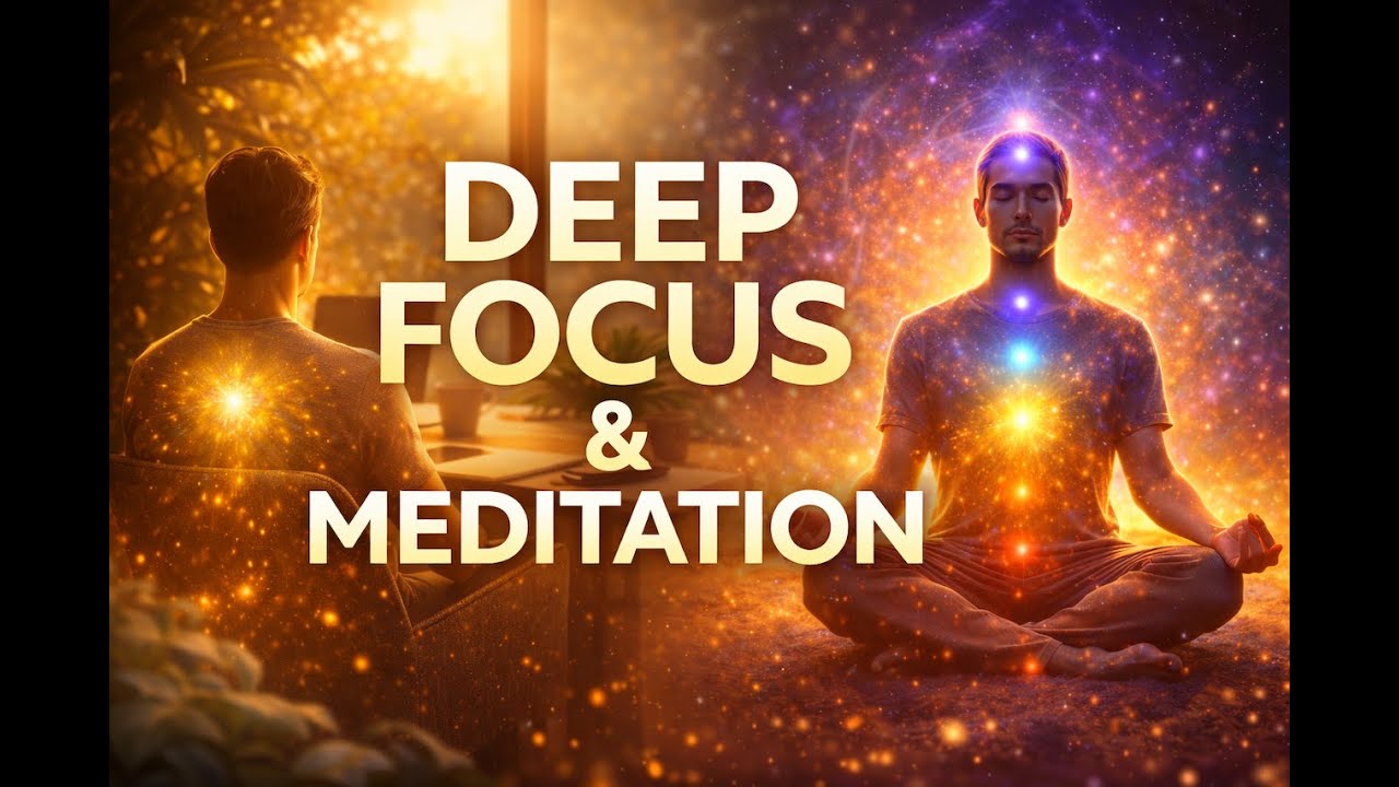 Deep Focus & Meditation Music — 285Hz Healing Frequency | Flow State, Calm Mind & Inner Balance