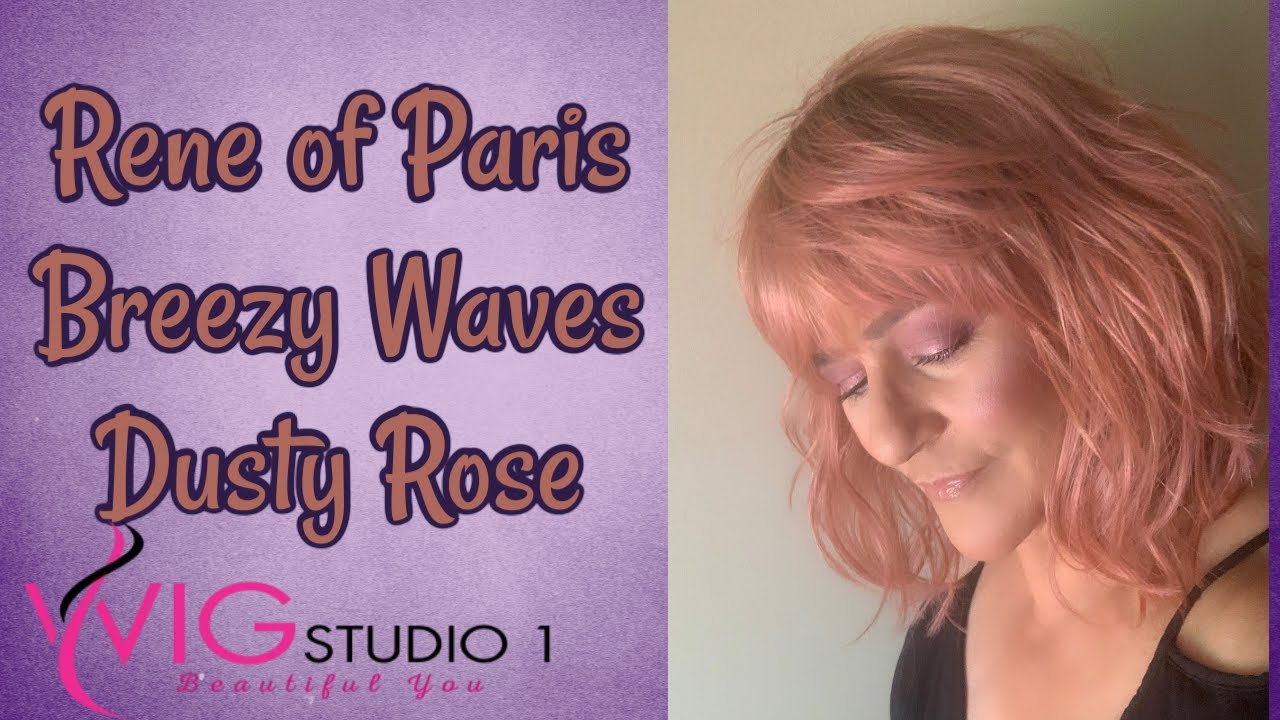 Rene Of Paris BREEZY WAVES Wig Review | Dusty Rose | MARLENE'S WIG & CHAT STUDIO