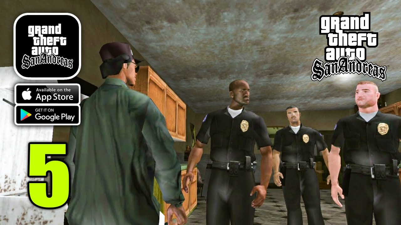 Grand Theft Auto: San Andreas Mobile Gameplay Walkthrough Part 5 - (Android, iOS)