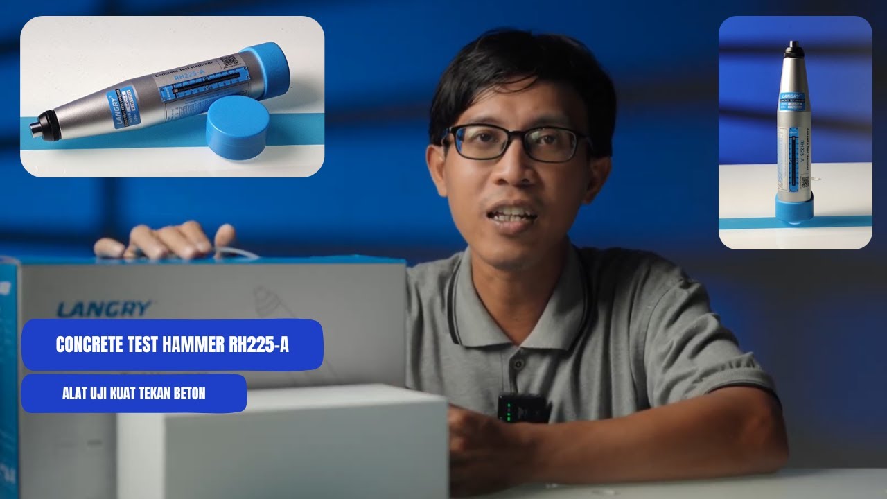 Cara Cek Kekuatan Beton Cepat & Akurat! | Review RH225-A Concrete Test Hammer LANGRY