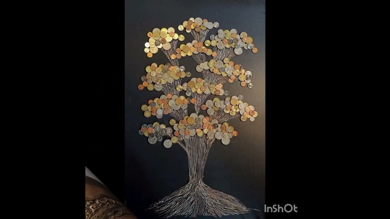 Coin art idea 💡 easy coin art #coinart