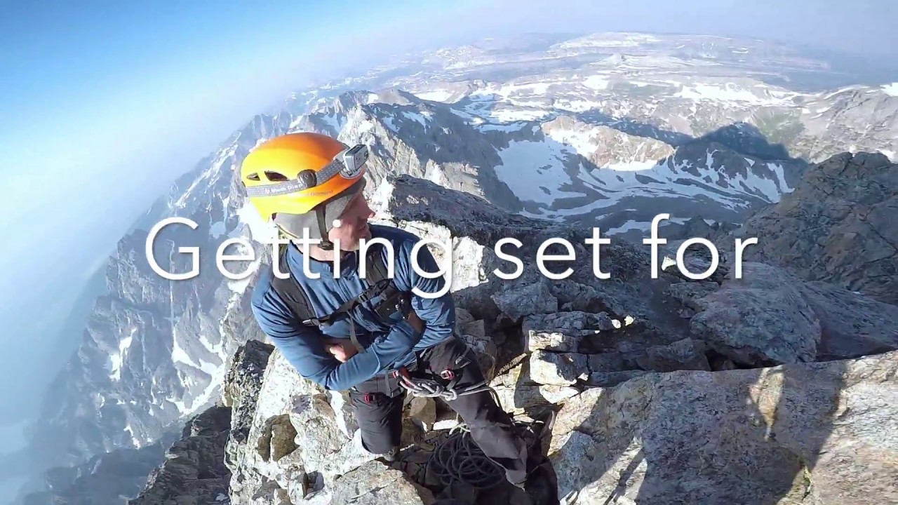 Climbing Grand Teton Upper Exum route, HD