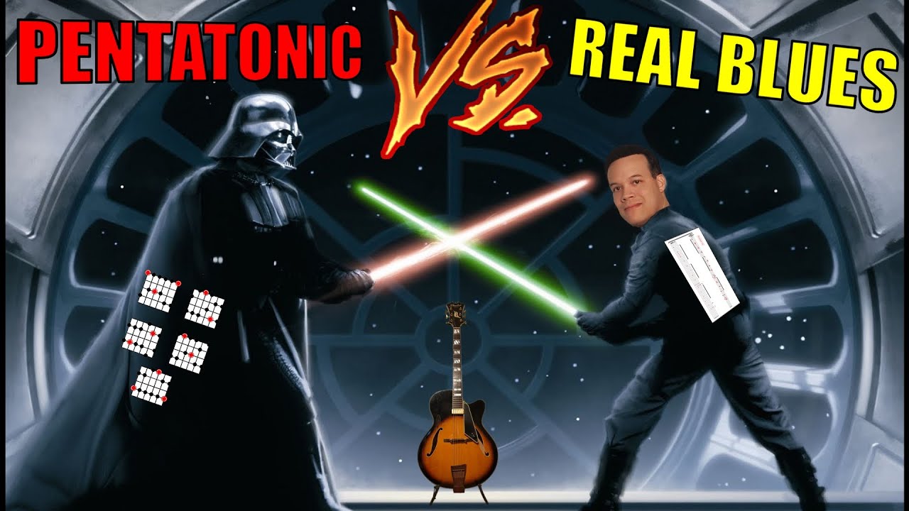 blues: PENTATONIC shapes vs. my SHAPES