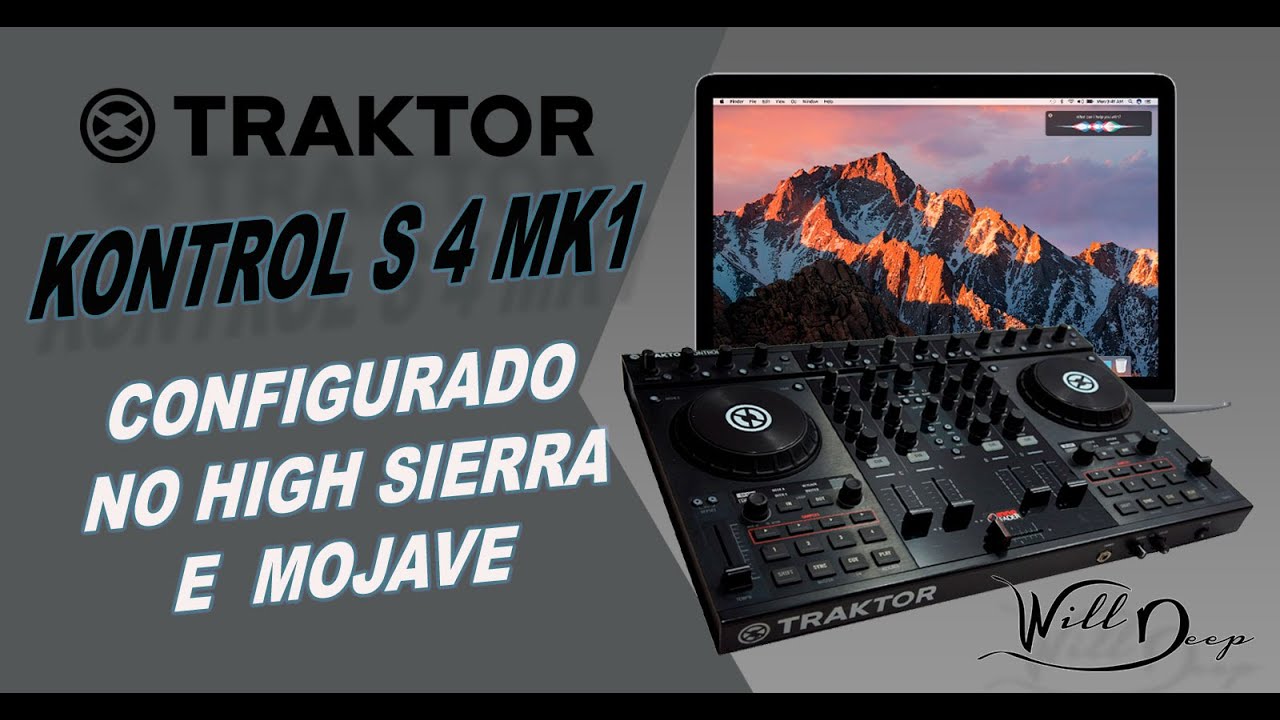 RESOLVIDO: COMO CONFIGURAR O TRAKTOR KONTROL S4 NO HIGH SIERRA, SIERRA E MOJAVE DA APPLE