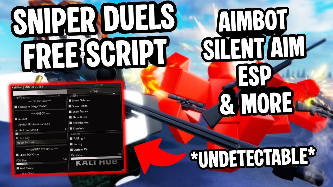 SNIPER DUELS Script | Aimbot, Silent Aim, ESP, FOV Changer & More | Mobile & PC | Working Cheat FREE