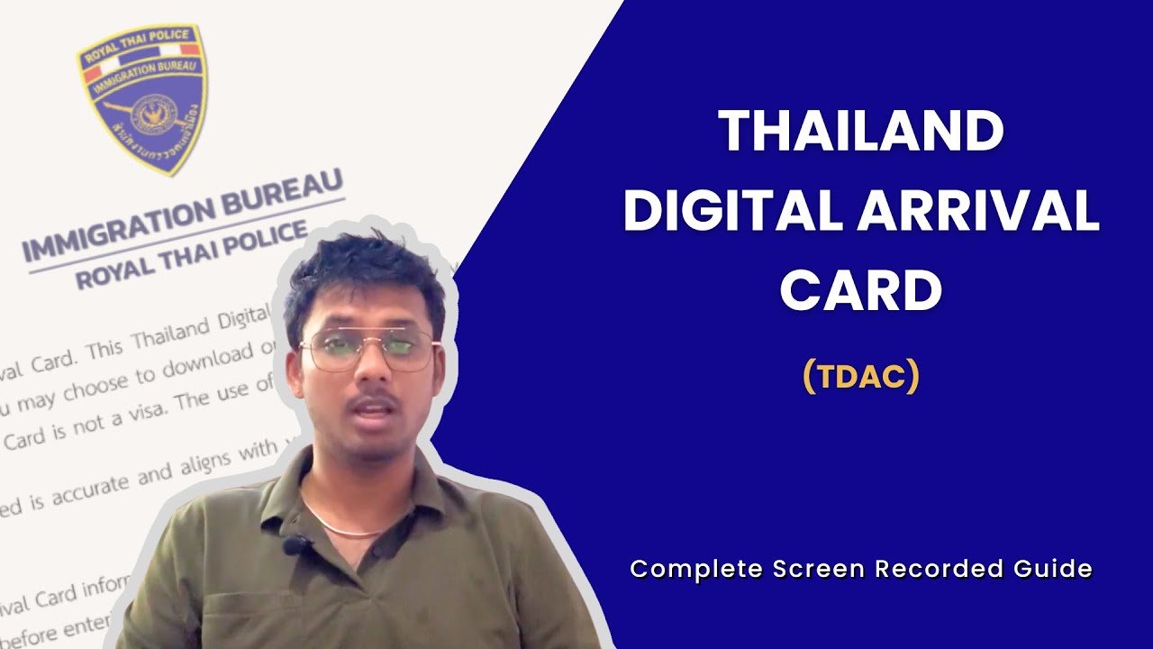 Thailand TDAC (Digital Arrival Card) | Hindi | Complete Step-by-Step Tutorial - How to Apply?