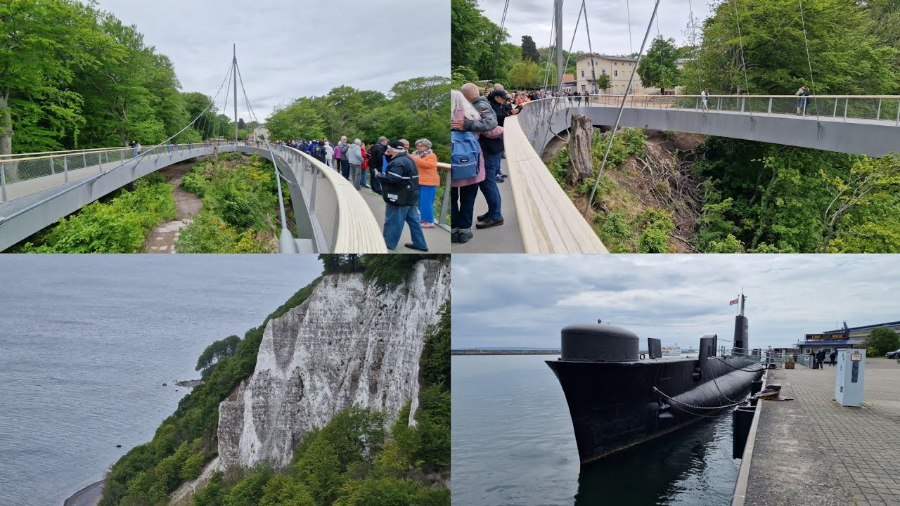 Rügen Tour 2023 / Rügen Brücke / Skywalk Plattform Königsstuhl / Sassnitz / Ralswiek / Einblick / 4K