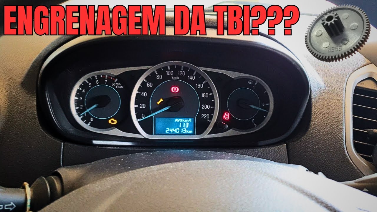 TROCANDO ENGRENAGEM DA TBI FORD KA 3 CILINDROS