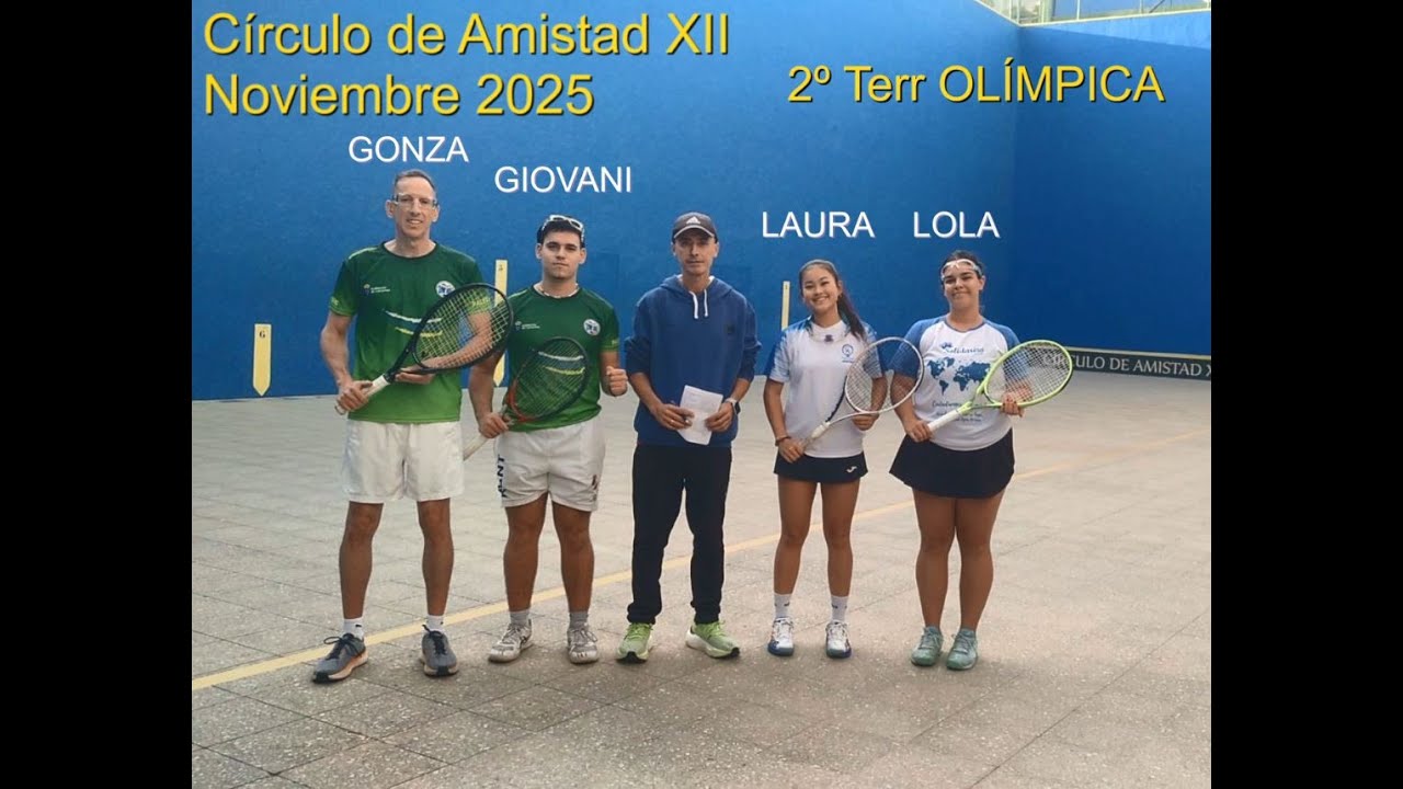 2025 11 - 2º Terr Frontenis OLIM Lola Laura & Gonzalo Giovani